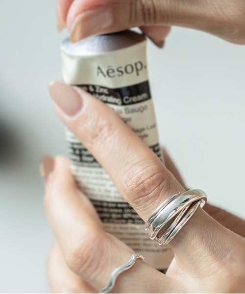 Ops.（オプス）の「アクセサリー リング レディース シルバー925 スパイラル【PAMUR パムール】（リング・レディース・シルバー/イエローゴールド・11号/13号/9号/15号）」の14枚目の写真