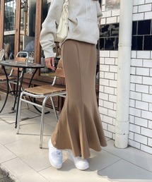 ハイウエストストレッチマーメイドスカート／【WEB/EC限定商品】