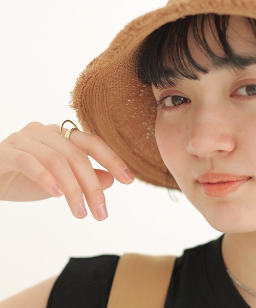 Crisp（クリスプ）の「ロールラインリング（リング・レディース・シルバー/ゴールド・11号）」の15枚目の写真