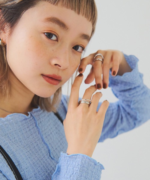 Crisp（クリスプ）の「ロールラインリング（リング・レディース・シルバー/ゴールド・11号）」の16枚目の写真