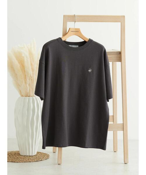 BEVERLY HILLS POLO CLUB（ビバリーヒルズポロクラブ）の「B.H POLO CLUB バックプリントTEE（Tシャツ/カットソー・レディース・オフホワイト/パープル/ブラック・FREE）」の6枚目の写真