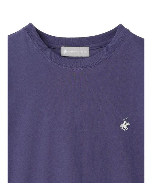 BEVERLY HILLS POLO CLUB（ビバリーヒルズポロクラブ）の「B.H POLO CLUB バックプリントTEE（Tシャツ/カットソー・レディース・オフホワイト/パープル/ブラック・FREE）」の10枚目の写真