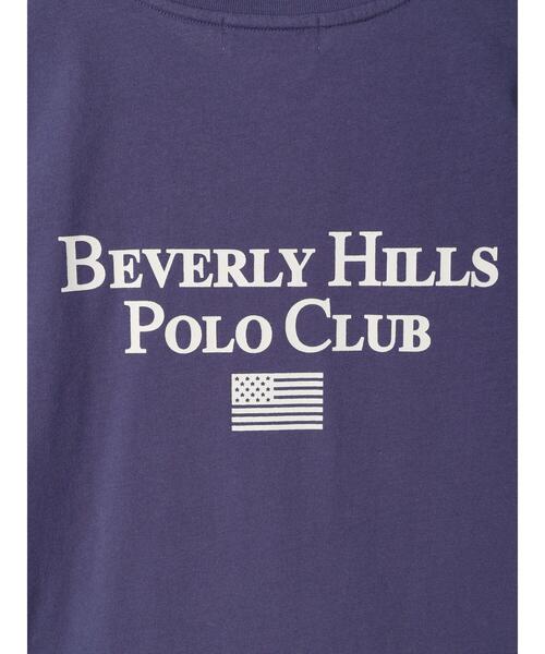 BEVERLY HILLS POLO CLUB（ビバリーヒルズポロクラブ）の「B.H POLO CLUB バックプリントTEE（Tシャツ/カットソー・レディース・オフホワイト/パープル/ブラック・FREE）」の15枚目の写真
