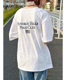 BEVERLY HILLS POLO CLUB | B.H POLO CLUB バックプリントTEE(Tシャツ/カットソー)