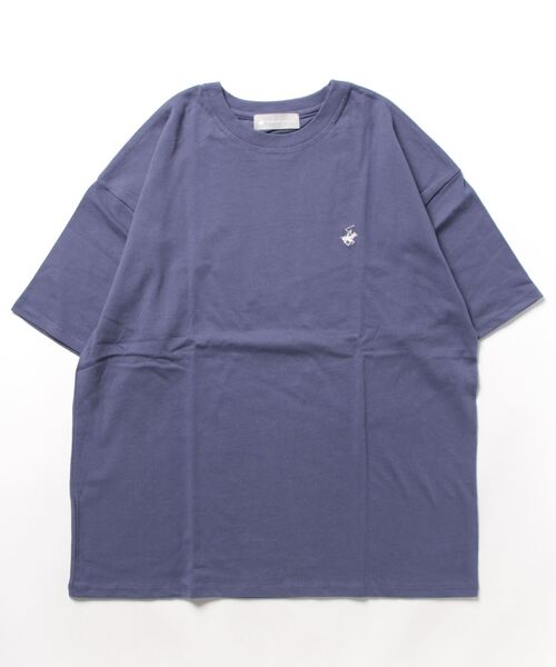 BEVERLY HILLS POLO CLUB（ビバリーヒルズポロクラブ）の「B.H POLO CLUB バックプリントTEE（Tシャツ/カットソー・レディース・オフホワイト/パープル/ブラック・FREE）」の20枚目の写真