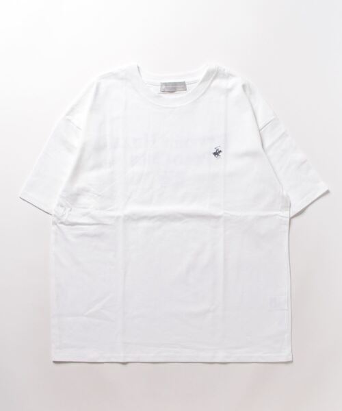 BEVERLY HILLS POLO CLUB（ビバリーヒルズポロクラブ）の「B.H POLO CLUB バックプリントTEE（Tシャツ/カットソー・レディース・オフホワイト/パープル/ブラック・FREE）」の21枚目の写真