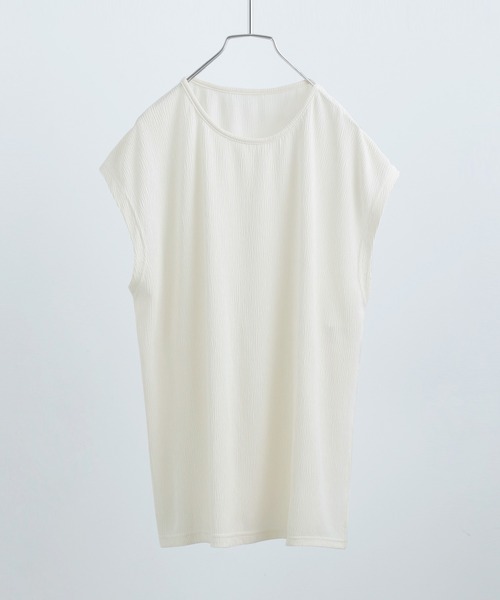Fashion Letter(ファッションレター)の「プリーツトップス×パンツ セットアップ(Tシャツ/カットソー・レディース・ブラック/ブルー/アイボリー/グレイッシュベージュ・M)」の9枚目の写真