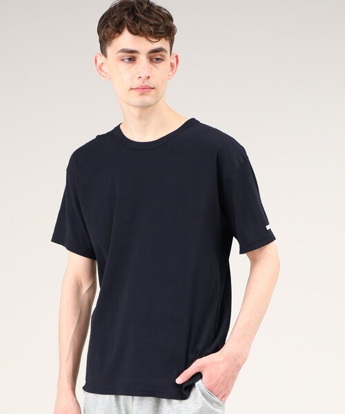 TAKEO KIKUCHI(タケオキクチ)の「【ビワコットン】 レギュラーTシャツ(ルームウェア/パジャマ・メンズ・ブラック/ホワイト/グレー/ネイビー・02/03)」の4枚目の写真