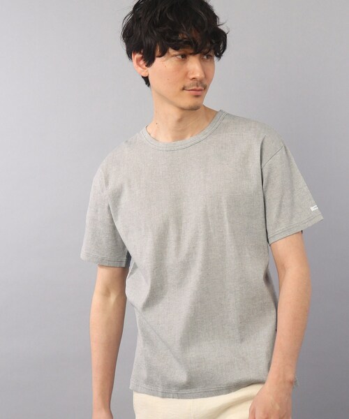 TAKEO KIKUCHI(タケオキクチ)の「【ビワコットン】 レギュラーTシャツ(ルームウェア/パジャマ・メンズ・ブラック/ホワイト/グレー/ネイビー・02/03)」の3枚目の写真