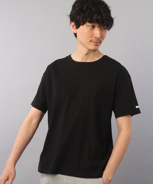 TAKEO KIKUCHI(タケオキクチ)の「【ビワコットン】 レギュラーTシャツ(ルームウェア/パジャマ・メンズ・ブラック/ホワイト/グレー/ネイビー・02/03)」の2枚目の写真