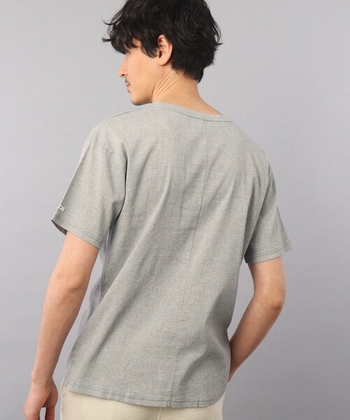 TAKEO KIKUCHI(タケオキクチ)の「【ビワコットン】 レギュラーTシャツ(ルームウェア/パジャマ・メンズ・ブラック/ホワイト/グレー/ネイビー・02/03)」の20枚目の写真