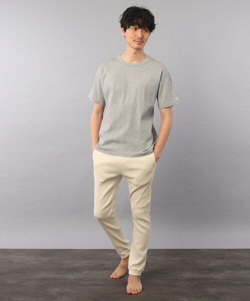 TAKEO KIKUCHI(タケオキクチ)の「【ビワコットン】 レギュラーTシャツ(ルームウェア/パジャマ・メンズ・ブラック/ホワイト/グレー/ネイビー・02/03)」の19枚目の写真