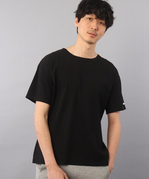 TAKEO KIKUCHI(タケオキクチ)の「【ビワコットン】 レギュラーTシャツ(ルームウェア/パジャマ・メンズ・ブラック/ホワイト/グレー/ネイビー・02/03)」の13枚目の写真