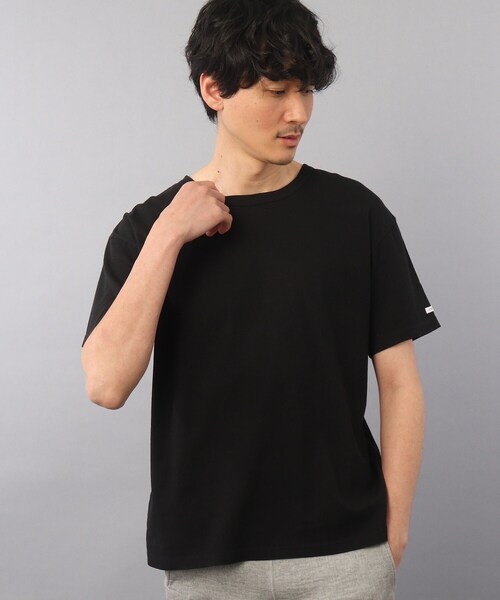 TAKEO KIKUCHI(タケオキクチ)の「【ビワコットン】 レギュラーTシャツ(ルームウェア/パジャマ・メンズ・ブラック/ホワイト/グレー/ネイビー・02/03)」の9枚目の写真