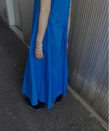 Ameri（アメリ）の「VOLUME HEM COTTON COLOR DRESS（ワンピース