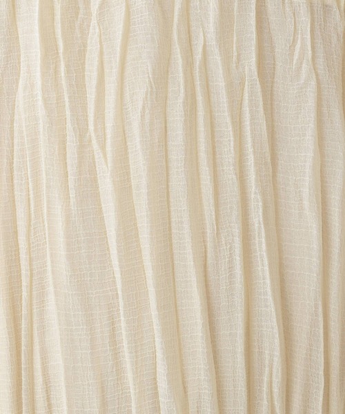 LOWRYS FARM（ローリーズファーム）の「クリンクルノースリーブワンピース　 905388（ワンピース・レディース・ブラック/ベージュ/アイボリー/ブルー・FREE）」の20枚目の写真