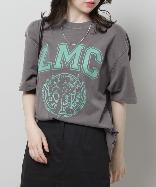 LMCの「【UNISEX】LMC/カレッジベアTEE 2190521(Tシャツ/カットソー・レディース・ピンク/チャコール/クリーム・MEDIUM/LARGE/X-LARGE)」の1枚目の写真