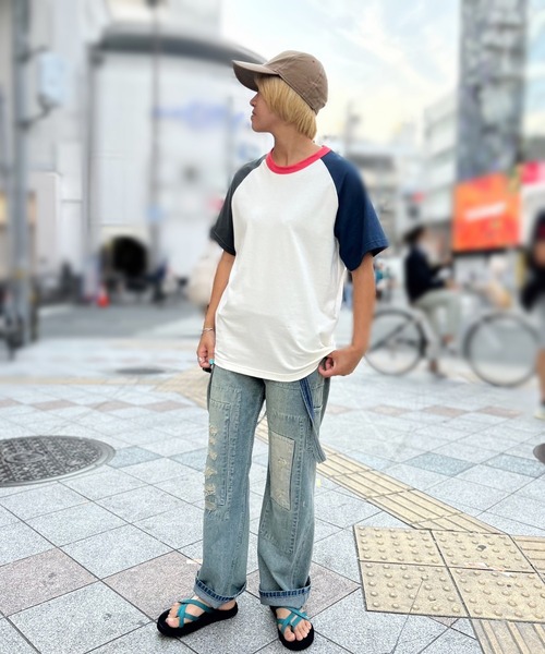 OLD BETTY'S（オールドベティーズ）の「【日本製】オールドベティーズ 【OLD BETTY’S】Crazy Baseball S/S T-shirts（Tシャツ/カットソー・レディース・マルチ・FREE）」の12枚目の写真
