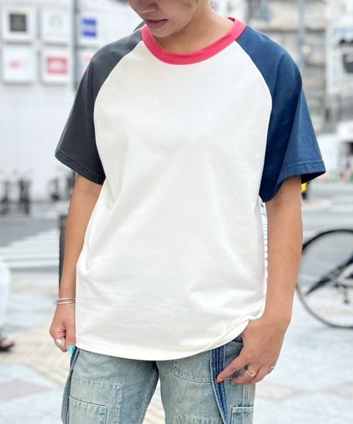 OLD BETTY'S（オールドベティーズ）の「【日本製】オールドベティーズ 【OLD BETTY’S】Crazy Baseball S/S T-shirts（Tシャツ/カットソー・レディース・マルチ・FREE）」の10枚目の写真
