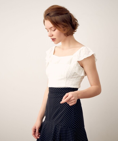 deicy - ショルダーフリルカットソー deicy - ショルダーフリルカットソーの通販 by itb's shop