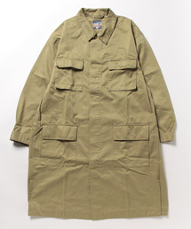 VIBGYOR（ヴィブジョー）の「【HOUSTON】US.ARMY スラブ サテン フィー KHAKI ルドロングジャケット（その他アウター）」