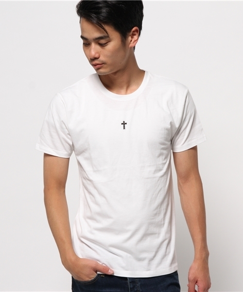 DAMMY(ダミー)の「DAMMY/グラフィックTシャツ(Tシャツ/カットソー・メンズ・ホワイト/ブラック・FREE)」の1枚目の写真