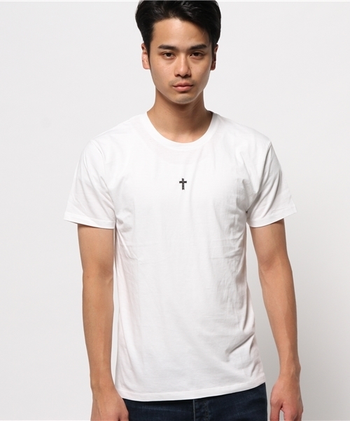 DAMMY(ダミー)の「DAMMY/グラフィックTシャツ(Tシャツ/カットソー・メンズ・ホワイト/ブラック・FREE)」の3枚目の写真