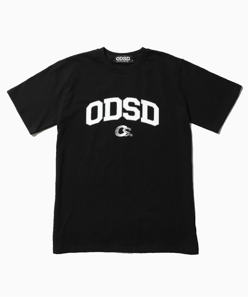 ODD STUDIO（オッドスタジオ）の「ODD STUDIO/オッドスタジオ Man's Odsd Varsity Sports T-shirt Tシャツ（Tシャツ/カットソー・メンズ・ブラック/ホワイト・1/2）」の2枚目の写真