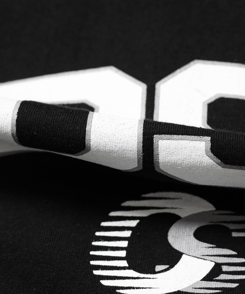 ODD STUDIO（オッドスタジオ）の「ODD STUDIO/オッドスタジオ Man's Odsd Varsity Sports T-shirt Tシャツ（Tシャツ/カットソー・メンズ・ブラック/ホワイト・1/2）」の4枚目の写真