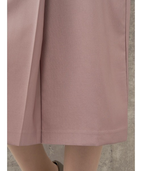 Perfect Suit FActory（パーフェクトスーツファクトリー）の「【お仕事OK】ダブルツイル　ラップ風ストレートスカート　ピンク/カーキ（スカート・レディース・カーキ/サーモンピンク・M/S/L）」の22枚目の写真