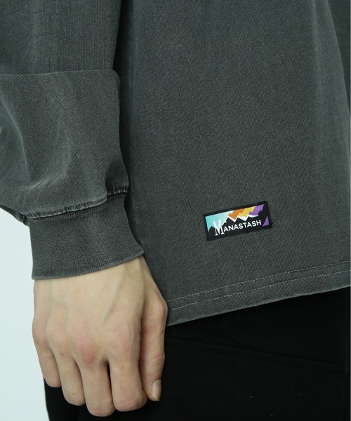 MANASTASH(マナスタッシュ)の「MANASTASH/マナスタッシュ/PUMICE L/S TEE OLD ENGLISH(Tシャツ/カットソー・メンズ・ブラック/オレンジ/ホワイト・XL/L/2XL/M)」の9枚目の写真