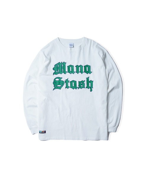 MANASTASH(マナスタッシュ)の「MANASTASH/マナスタッシュ/PUMICE L/S TEE OLD ENGLISH(Tシャツ/カットソー・メンズ・ブラック/オレンジ/ホワイト・XL/L/2XL/M)」の12枚目の写真