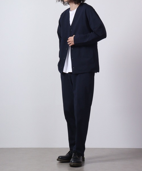 URBAN SQUARE（アーバンスクエア）の「URBAN SQUARE 吸汗速乾 接触冷感 家庭で洗える ノーカラージャケット（ノーカラージャケット・メンズ・オリーブ/ネイビー/グレー/ブラック・L/LL/M）」の12枚目の写真