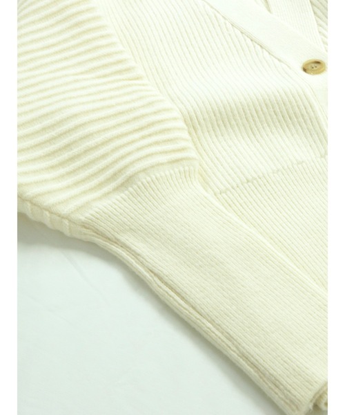 CBP（シービーピー）の「GLAMOROUS CARDIGAN（ニット/セーター・レディース・ホワイト/ブラック・FREE）」の13枚目の写真