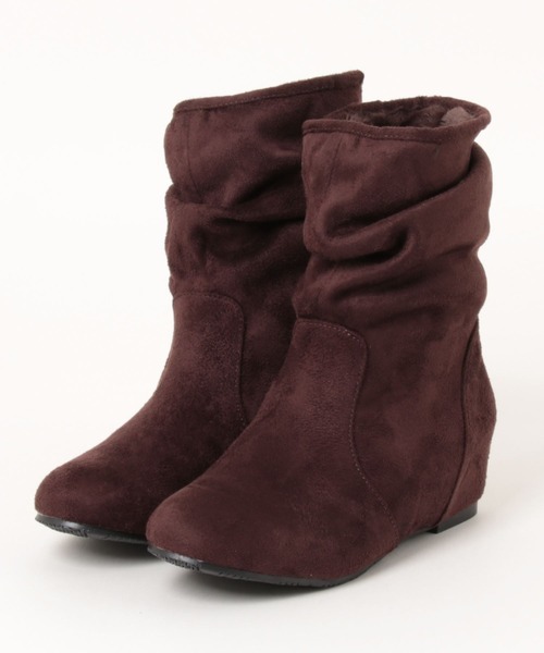Noubel Voug Relax（ヌーベルヴォーグリラックス）の「インヒール くしゅくしゅ あったかブーツ（ブーツ・レディース・ダークブラウン/ベージュ系その他/ブラック・L/S/LL/M）」の22枚目の写真