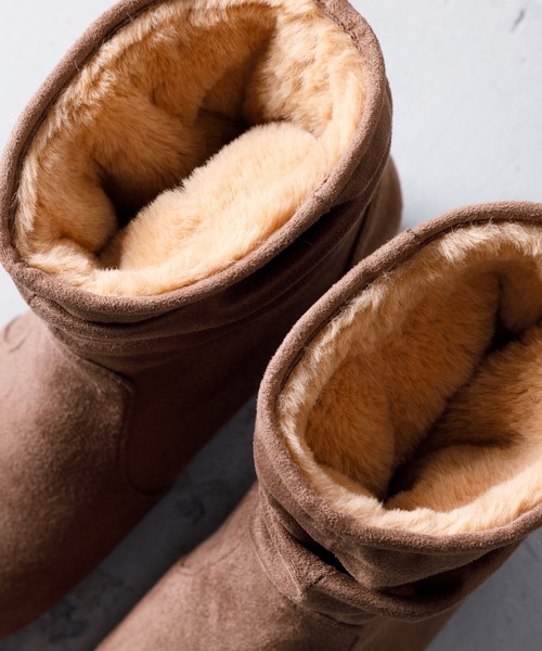 Noubel Voug Relax（ヌーベルヴォーグリラックス）の「インヒール くしゅくしゅ あったかブーツ（ブーツ・レディース・ダークブラウン/ベージュ系その他/ブラック・L/S/LL/M）」の20枚目の写真