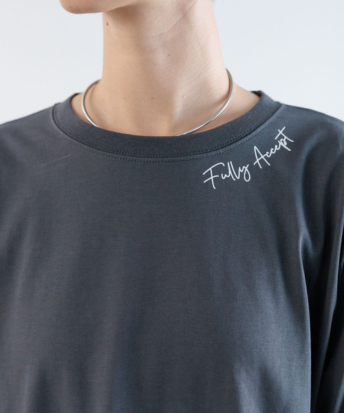 LEPSIM（レプシィム）の「袖ロゴロンT　964231（Tシャツ/カットソー・レディース・グレー/オフホワイト/ライトグレー・FREE）」の16枚目の写真