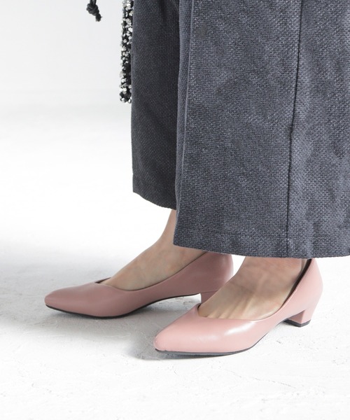 SOROTTO(ソロット)の「ふかふか3Dインソール/3cmヒール/防滑底の走れるパンプス(パンプス・レディース・ピンク/ブラック/ライトブラウン/ブルー・22.5cm/23.5cm/24.0cm/22.0cm/23.0cm/24.5cm/25.0cm)」の1枚目の写真