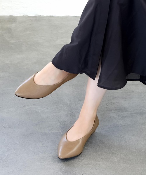 SOROTTO(ソロット)の「ふかふか3Dインソール/3cmヒール/防滑底の走れるパンプス(パンプス・レディース・ピンク/ブラック/ライトブラウン/ブルー・22.5cm/23.5cm/24.0cm/22.0cm/23.0cm/24.5cm/25.0cm)」の5枚目の写真