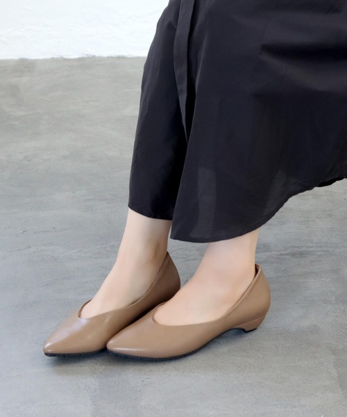 SOROTTO(ソロット)の「ふかふか3Dインソール/3cmヒール/防滑底の走れるパンプス(パンプス・レディース・ピンク/ブラック/ライトブラウン/ブルー・22.5cm/23.5cm/24.0cm/22.0cm/23.0cm/24.5cm/25.0cm)」の7枚目の写真