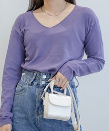 ベーシック Vネックニットトップス