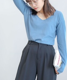 aimoha | ベーシック　Vネックニットトップス(ニット/セーター)
