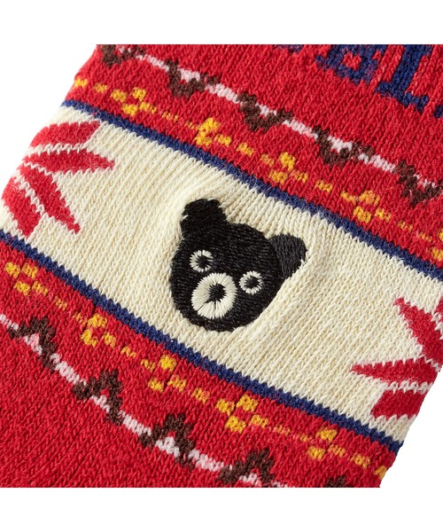 DOUBLE_B（ダブルビー）の「ソックス（ソックス/靴下・キッズ・レッド/アイボリー・11-13cm/19-21cm/13-15cm/17-19cm/15-17cm）」の5枚目の写真