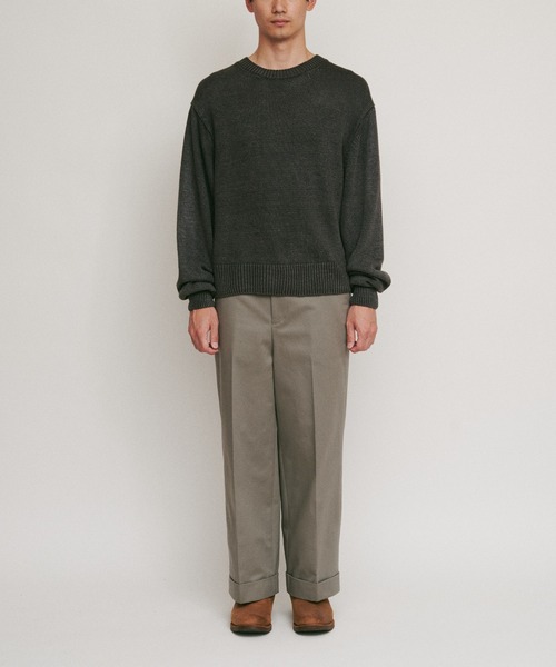 DIGAWEL(ディガウェル)の「Stonewashed silk sweater(ニット/セーター・メンズ・ブラック系その他/グリーン系その他・2)」の11枚目の写真