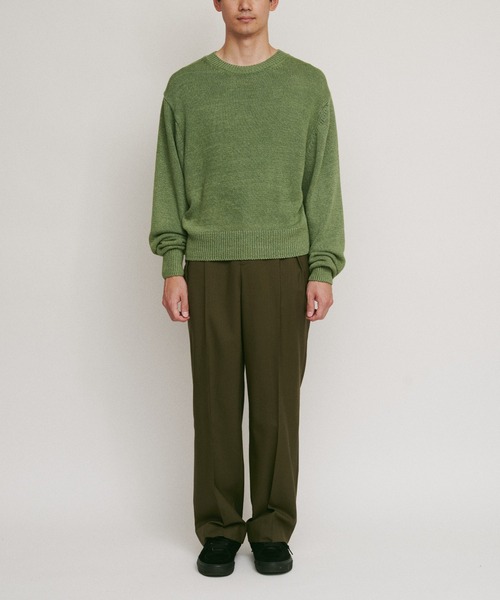 DIGAWEL(ディガウェル)の「Stonewashed silk sweater(ニット/セーター・メンズ・ブラック系その他/グリーン系その他・2)」の5枚目の写真