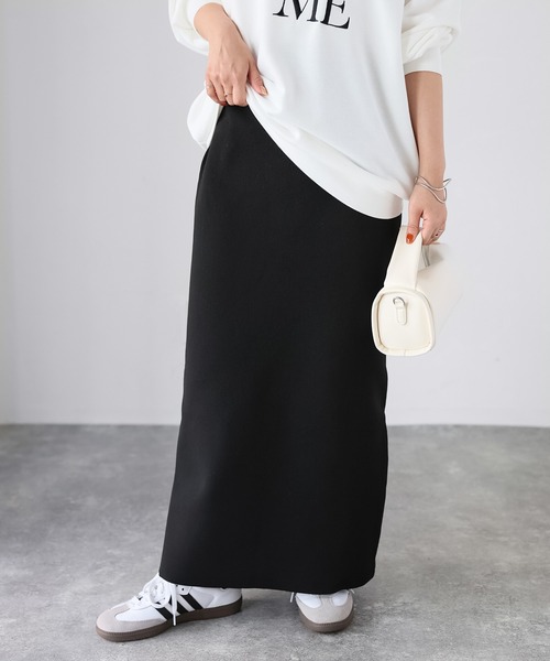 Riberry(リベリー)の「スポンディッシュニットスカート(スカート・レディース・オレンジ/ライトグレー/グリーン/アイボリー/ブラック/ブラウン/グレイッシュベージュ・FREE)」の21枚目の写真