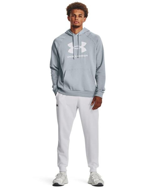 UNDER ARMOUR(アンダーアーマー)の「UAライバルフリース ロゴ フーディー(トレーニング/メンズ)(スウェット・メンズ・サックスブルー・M/S/XL/3XL/XXL/L)」の3枚目の写真