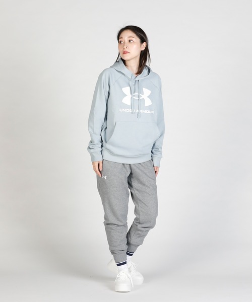 UNDER ARMOUR(アンダーアーマー)の「UAライバルフリース ロゴ フーディー(トレーニング/メンズ)(スウェット・メンズ・サックスブルー・M/S/XL/3XL/XXL/L)」の5枚目の写真