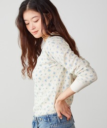JEMORGAN/ジェーイーモーガン TCワッフル 花柄ラグラン L/S TEE ラグランTシャツ