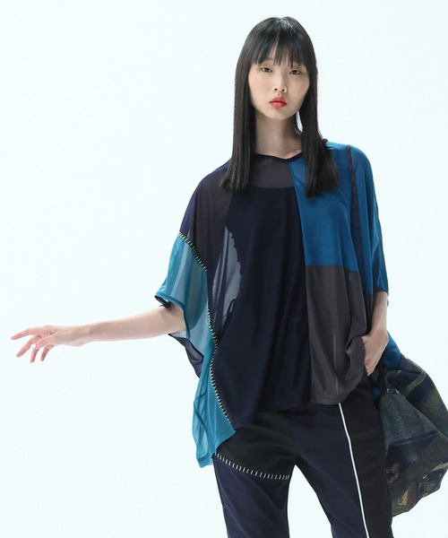 bedsidedrama(ベットサイドドラマ)の「Franken's Color Tee(Tシャツ/カットソー・レディース・ブラック/ホワイト/ネイビー・1/2)」の3枚目の写真